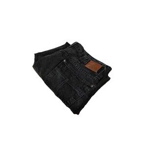 Vintage Bob Timberlake Bass Pro Denim Black Jeans Pants USA Made 38x30 36x30